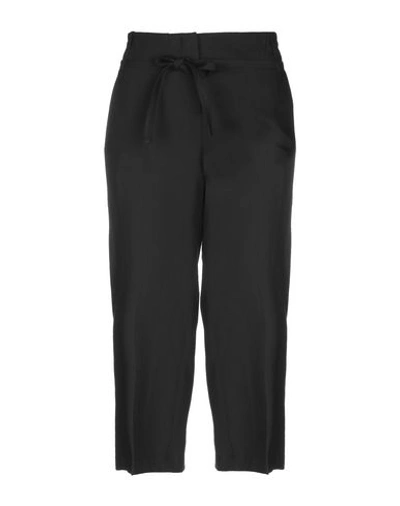 Alysi Cropped Pants & Culottes In Black