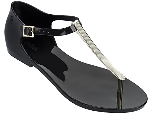 Melissa Women's Honey Chrome Sandal In Black | ModeSens