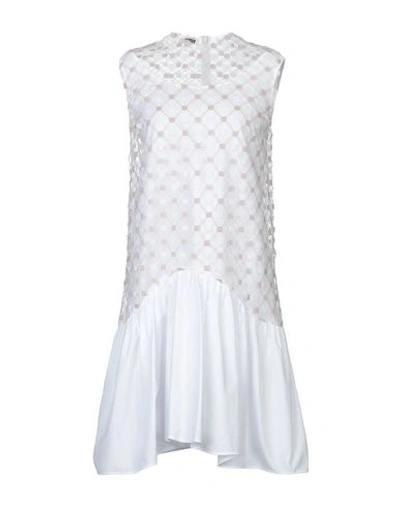 Jourden Short Dresses In White