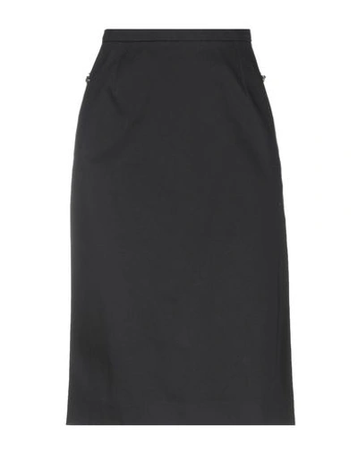 Fay Knee Length Skirt In Black