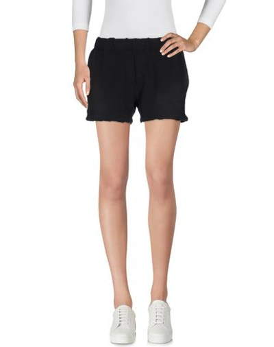 Cycle Woman Shorts & Bermuda Shorts Black Size Xl Cotton