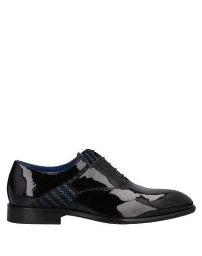 Giovanni Conti Laced Shoes In Black