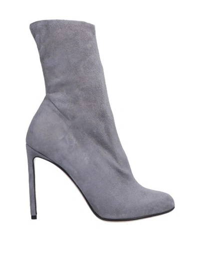 Francesco Russo Ankle Boot In Grey
