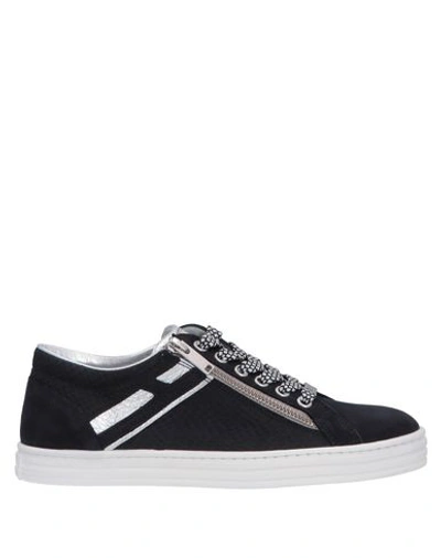 Hogan Rebel Sneakers In Black