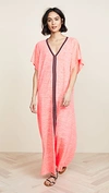 Pitusa Abaya Maxi Dress In Hot Pink