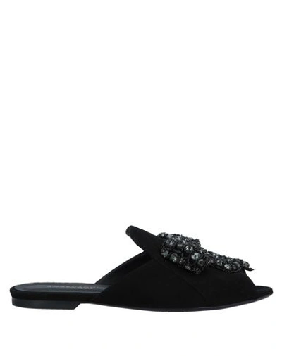 Angela Chiara Venezia Sandals In Black