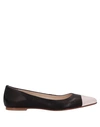 Anna Baiguera Ballet Flats In Black