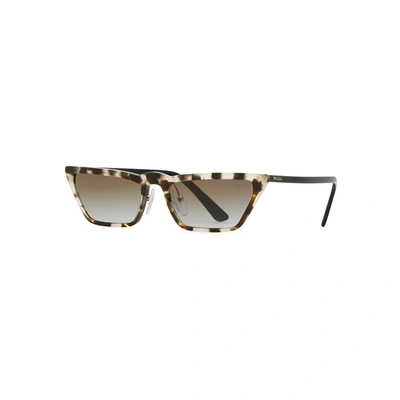 Prada Tortoiseshell Cat-eye Sunglasses