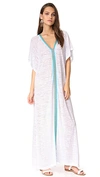 Pitusa Inca Jersey Maxi Sundress In White