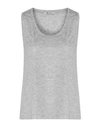 Alexander Wang T Tank Tops In Grey