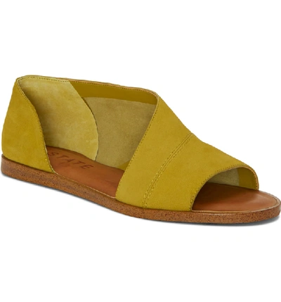 1.state Celvin Sandal In Chartreuse Leather