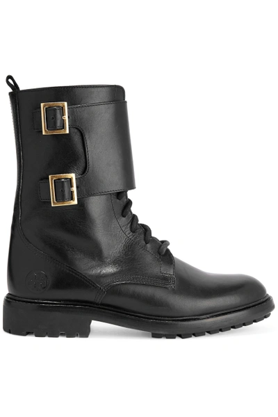 Tory Burch Lukas Leather Boots | ModeSens