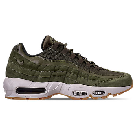 Air Max 95 Se Mesh, Leather And Suede Sneakers In Green Nike Air Max 95 suede, mesh and leather sneakers | Nike
