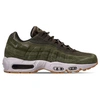 Nike Air Max 95 Se Mesh, Leather And Suede Sneakers In Green