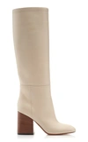 Marni Block Heel Boots In White