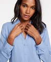 Ann Taylor Petite Essential Shirt In Whimsical Peri