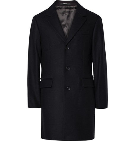 Club Monaco Slim-fit Virgin Wool-blend Coat | ModeSens