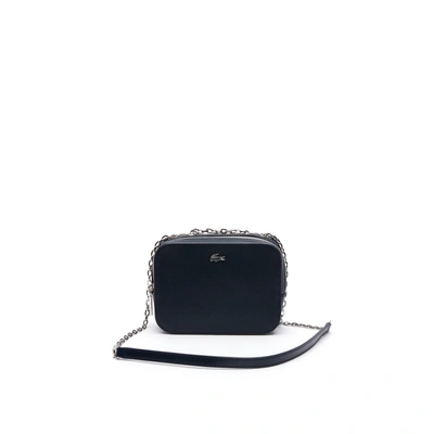Lacoste Women's Chantaco Christmas Square Piqué Leather Shoulder Bag In  Total Eclipse | ModeSens