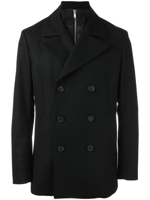 Theory Double Breasted Coat | ModeSens