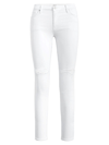 Hudson Barbara High-rise Super Skinny Ankle Jeans In White