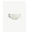 Calvin Klein Seductive Comfort Stretch-lace And Jersey Briefs In 101 Ivory