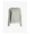 Calvin Klein Modern Cotton Cotton-jersey Sweatshirt In 020 Grey Heather