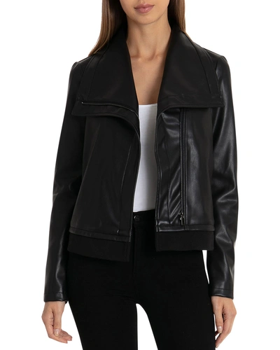 Bagatelle Faux-leather Jacket In Black