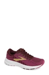 Brooks Launch 6 Running Shoe In Aster/ Fig/ Gold