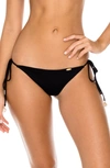 Luli Fama Side Tie Brazilian Bikini Bottoms In Black