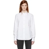 Acne Studios White Ohio Face Shirt In Optic White