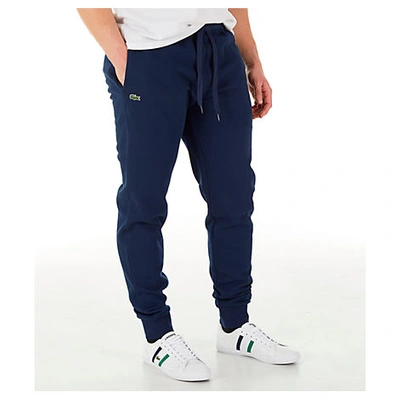 Lacoste French Terry Track Pants In Blue