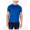 Lacoste Men's Pima Crew T-shirt In Blue Size Large Cotton