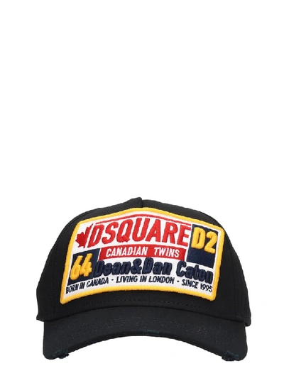Dsquared2 Black Cotton Hat ModeSens Cotton hat Hats Black cotton