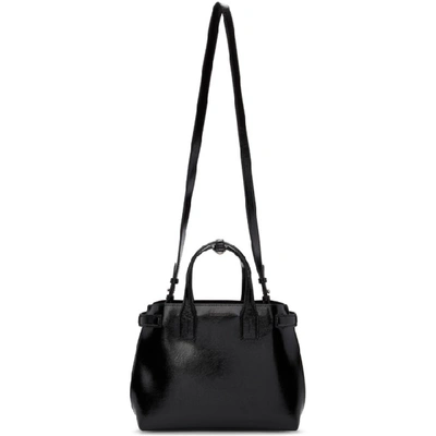 Burberry Small Banner Leather Tote - Black