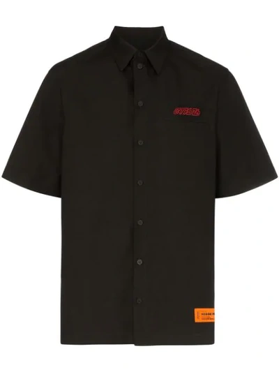 Heron Preston Short Sleeve Ctnmb Shirt In Black