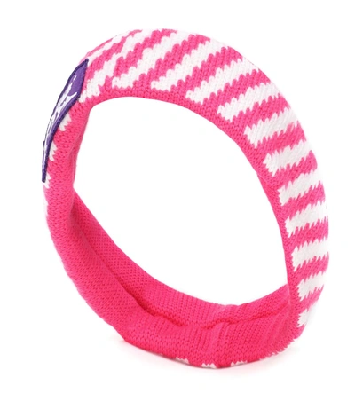 Off-white Wool Headband In Pink