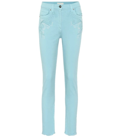 Etro Mid-rise Skinny Jeans In Blue