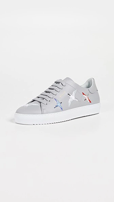 Axel Arigato Clean 90 Bird Leather Sneakers In Light Grey