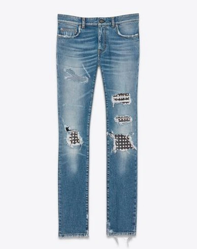 エディ期 SAINT LAURENT destroy denim