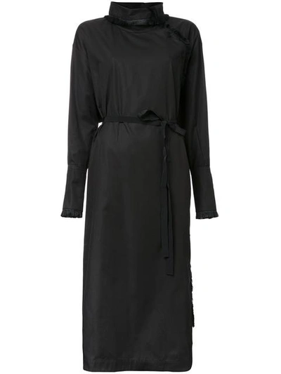 Stella Mccartney Tasseled Coat Dress - Black