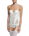 Simone Perele Wish Smooth-cup Plunge Bustier In Ivory
