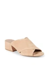 Vince Karsen Suede Sandals In Apricot