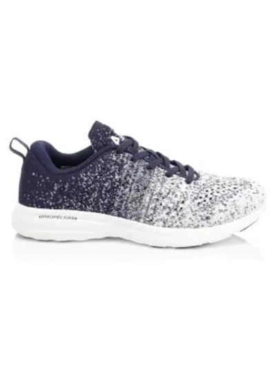 Apl Athletic Propulsion Labs Men's Techloom Pro Sneakers In Navy White Ombre