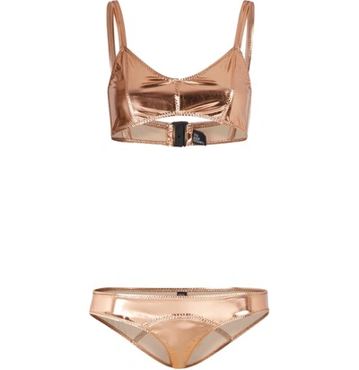 Lisa Marie Fernandez Genevieve Bikini In Rose Gold Pvc2019res006 Rgp