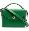 Frances Valentine Mini Midge Leather Crossbody Bag - Green In Green Ray