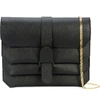 Senreve Textured Leather Crossbody Bag In Noir