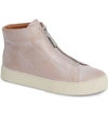 Frye Lena Zip High Top Sneaker In Lilac