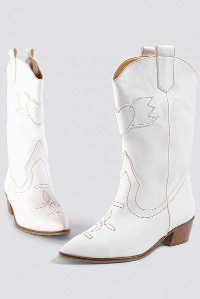 Trendyol Fly Pu Boots - White