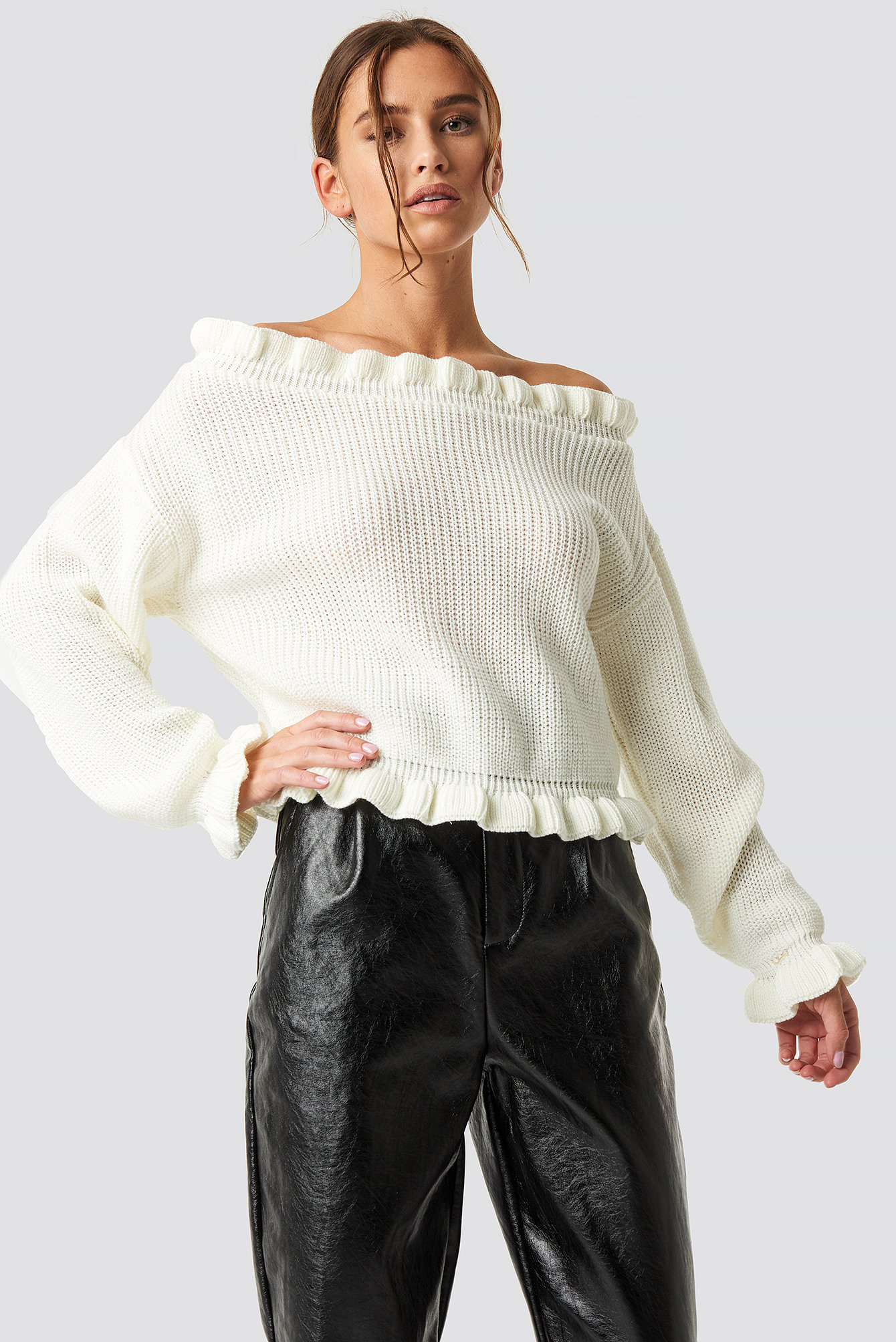 white summer jumper