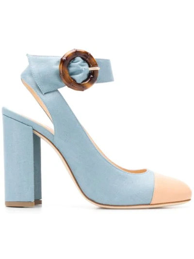 Chloe Gosselin Ellen Slingback Pumps In Blue